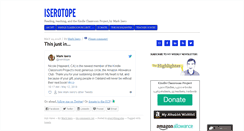 Desktop Screenshot of iserotope.com